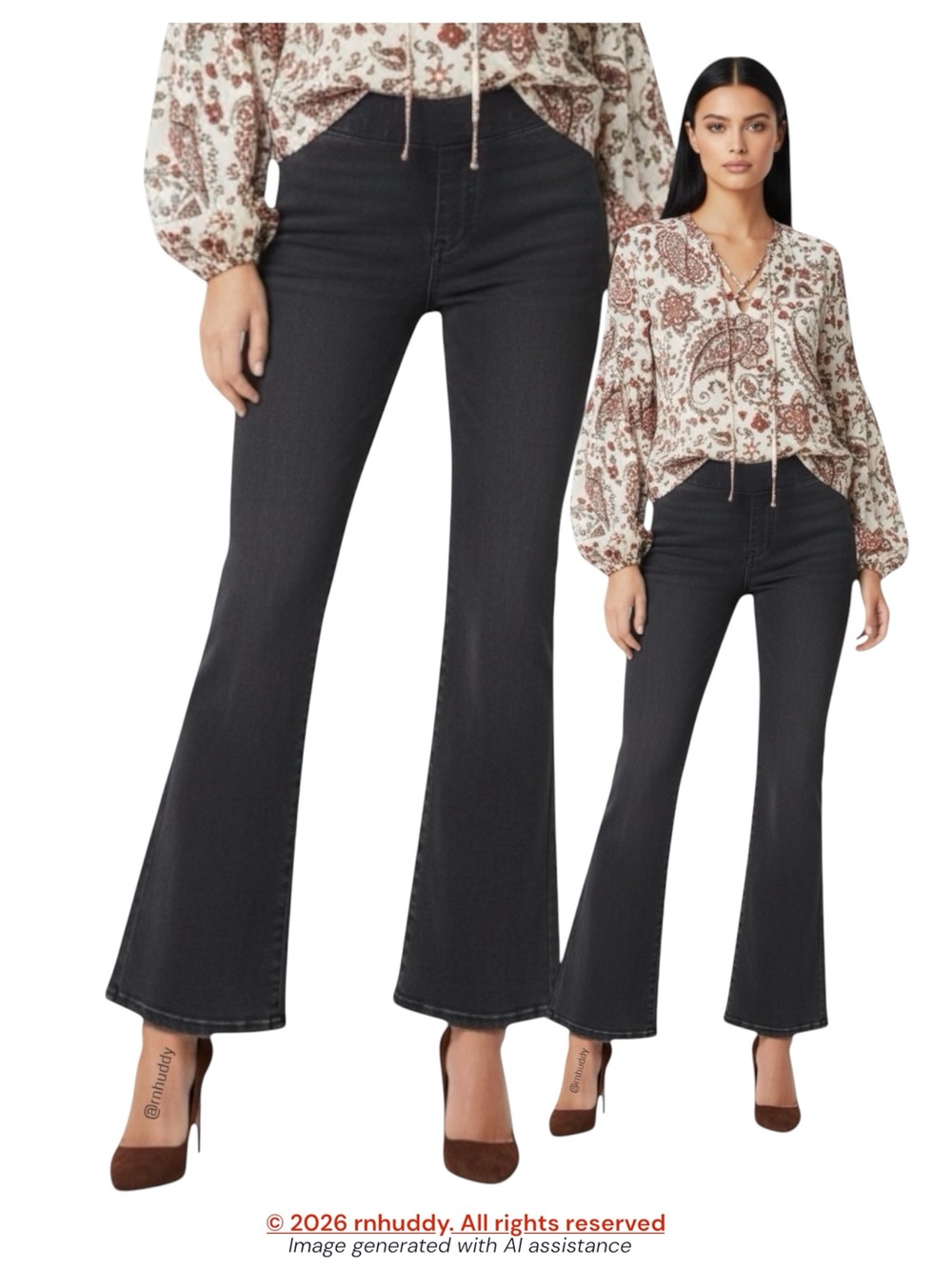 NYDJ petite M (6-10P) bootcut trinity pull on jean